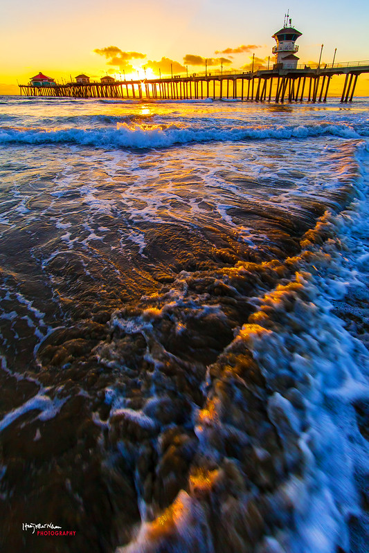 2013-10-29 Sunset Over Huntington Beach Pier-9224