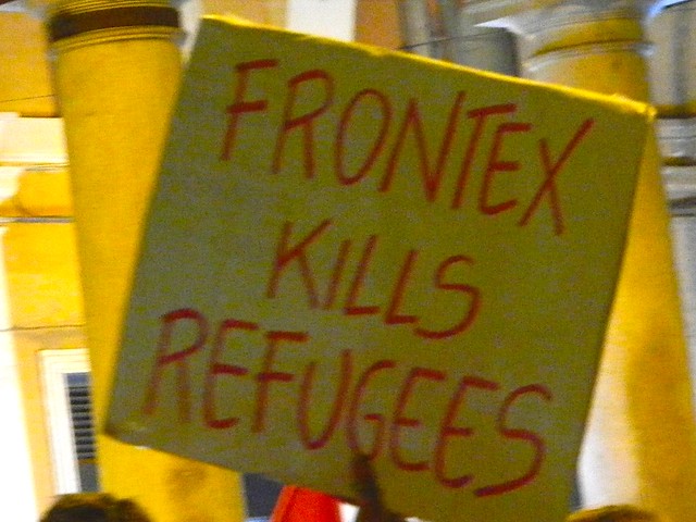 Manifestazione di rifiugiati
