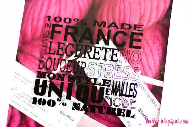 Woolkiss , kit tricot, 100% made in France