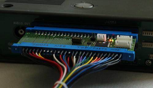 Capcom Classic to JAMMA Adapter with button remapper