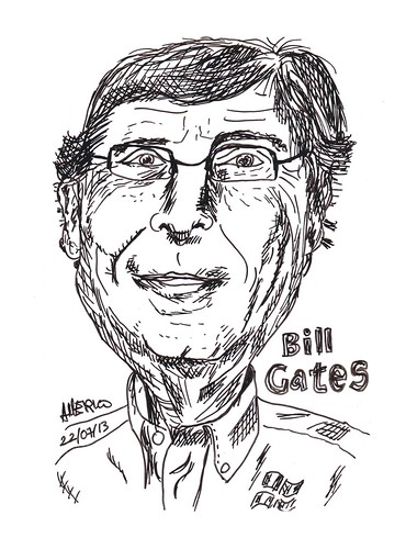 Bill Gates, founder of Windows PC by americoneves