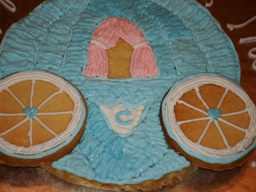 Cinderella's Coach Cookie Cake