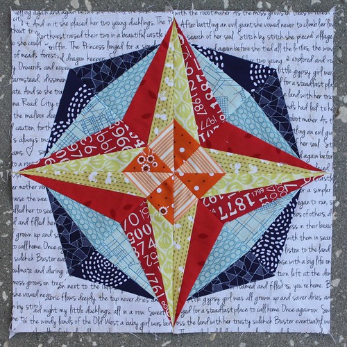 August Lucky Stars Block of the Month: Pinwheel Star