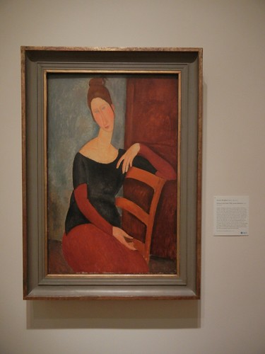 DSCN7826 _ Portrait of the Artist's Wife, Jeanne Hebuterne, 1918, Amedeo Modigliani (1884-1920), Norton Simon Museum, July 2013