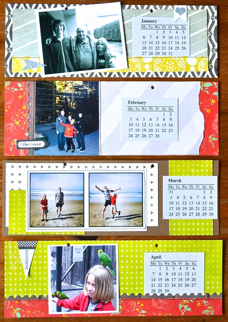 2014 photo calendar Sep-Dec