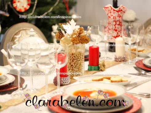 decorar mesa Navidad