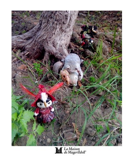 Mageritdoll: Forest Creatures + THE HUNTER SICKLING - YOSIELL LORENZO (Resin Art Doll Jewelry - Joyas de Muñeca. Muñeca artística resina) by La Maison de Mageritdoll