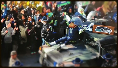 700,000 Fans Turn Out For Seahawks Parade by Seattle Daily Photo