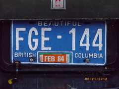1979-1985 Pass. License Plates