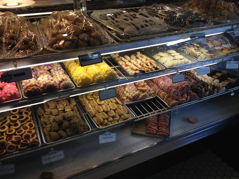 Assorted Italian cookies at Isgri's in South Philly