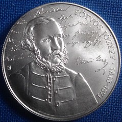 HUngary József Eötvös coin obverse