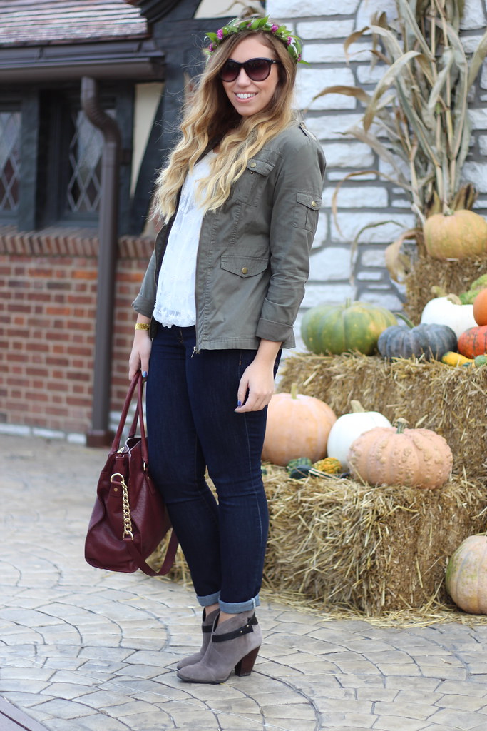 Living After Midnite: Fall Florals in mark., Gap, Michael Kors & Sole Society