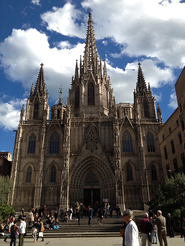 The Cathedral in Barri Gòtic. From Foodie Finds: Exploring Barcelona, One Bite at a Time