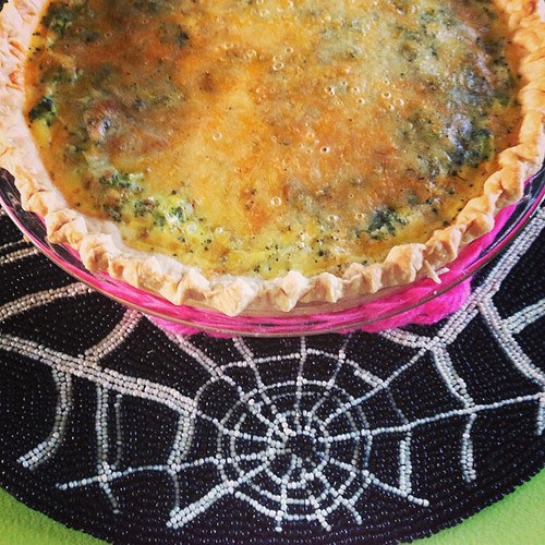 Post Halloween Quiche - fresh from the Wicked Witch of the West Coast's oven! by Pinks & Needles (used to be Gigi & Big Red)