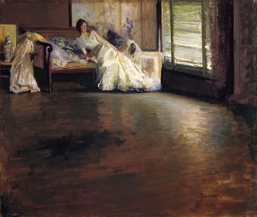 Edmund C. Tarbell, Across the Room (AKA By the Window or Leisure Hour)