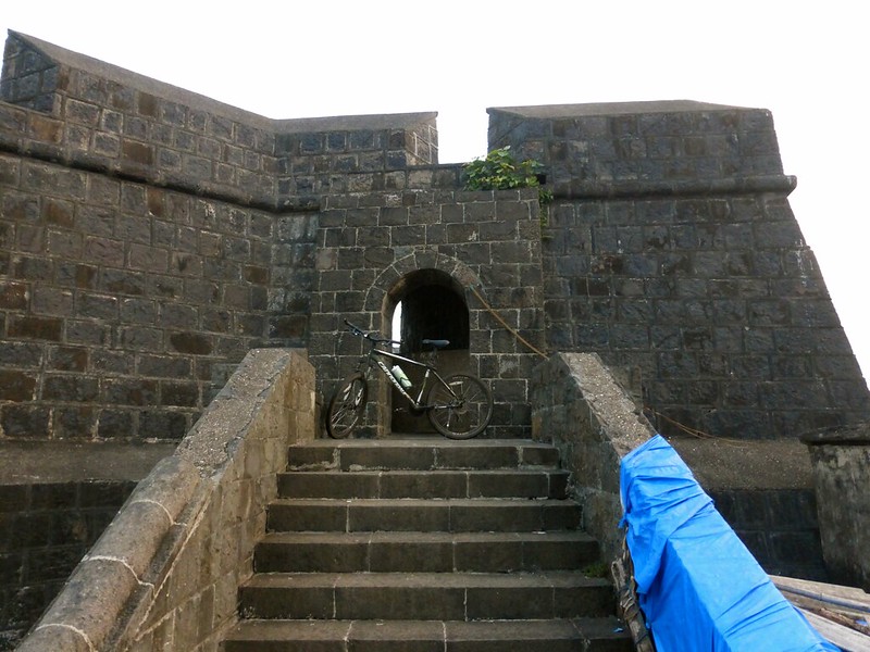 Worli Fort - steps to entrance