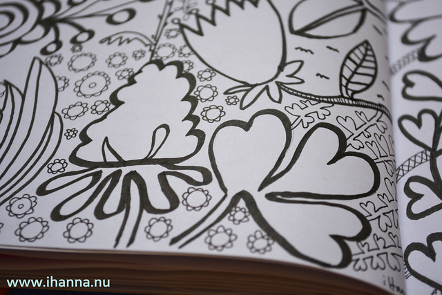 Diary Doodle: Leaf design close up