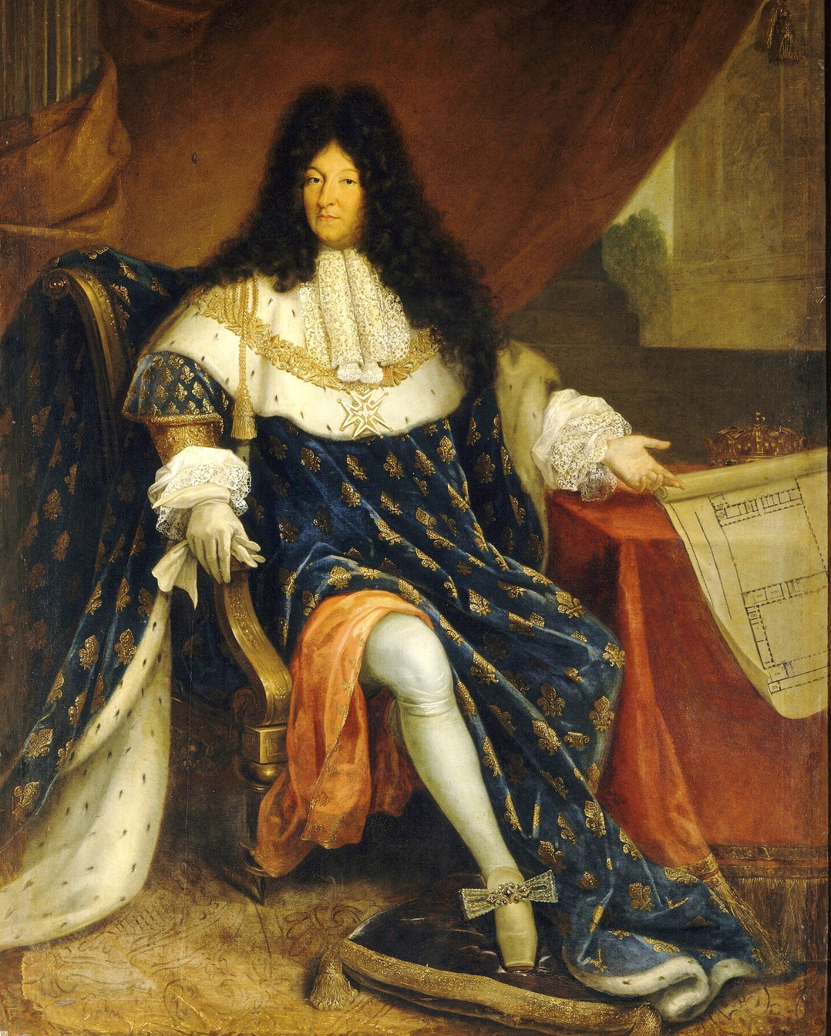 Louis XIV of France by Nicolas-René Jollain Le Vieux