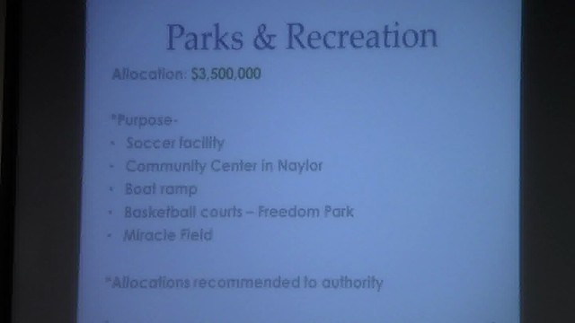$3,500,000 Parks & Recreation