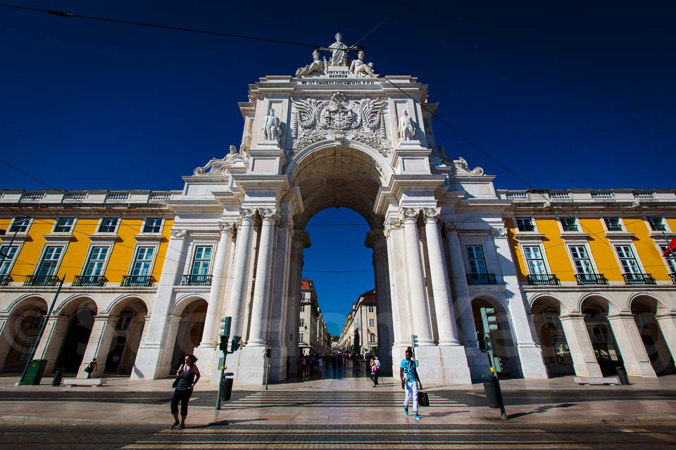 The Triumphal Arch of Rua Augusta @ Lisbon, Portugal