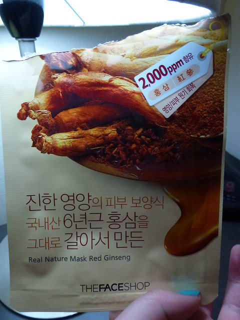 #144: Face Shop's Real Nature Red Ginseng Face Mask