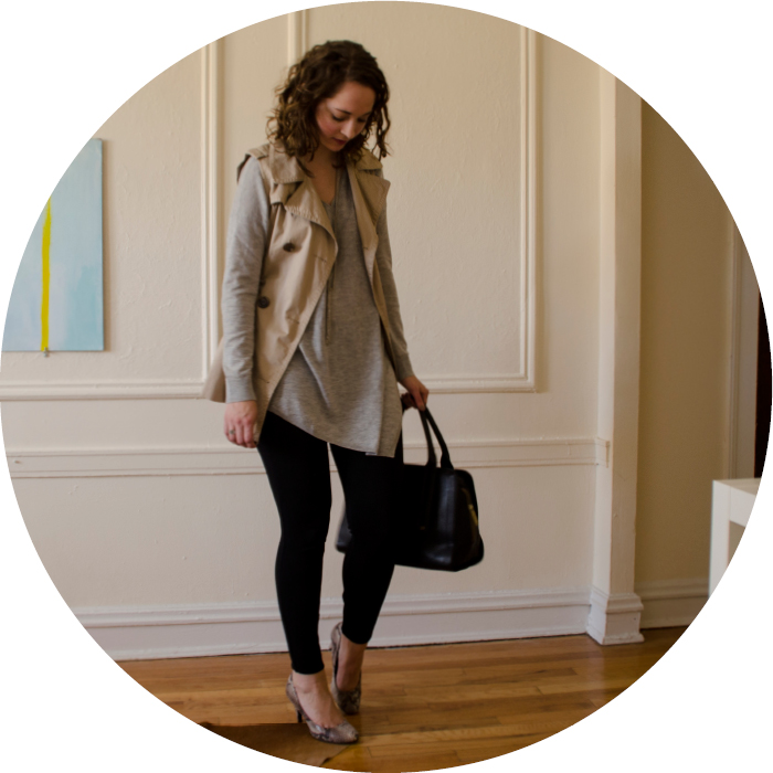fall outfits, trench vest, joie armelio sweater