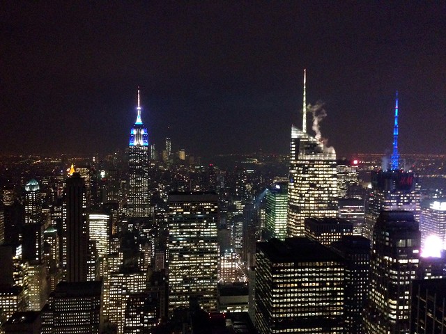 View downtown from Top of the Rock