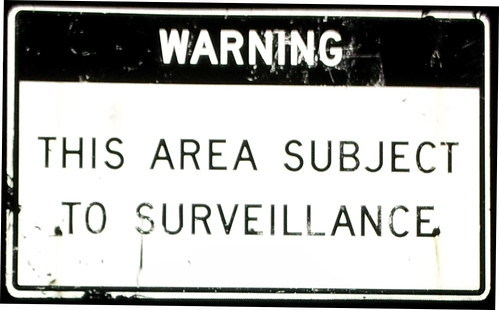surveillance sign -c