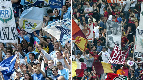 I tifosi della Lazio e della Roma 