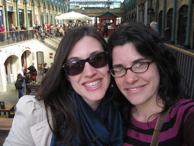 Happy girls at Covent Garden