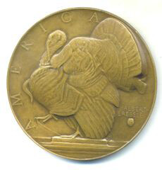 Turkey medal by Albert Laessle obverse