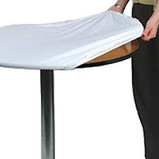36 inch Round Plastic Elastic Table Cover