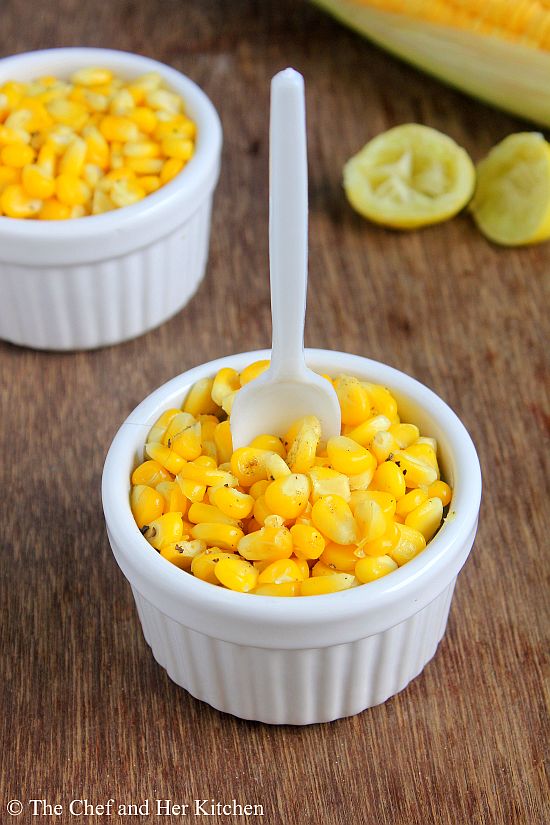 buttered cup corn