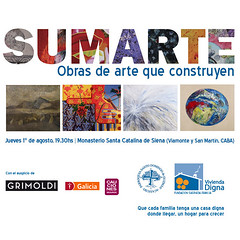 Subasta Solidaria SumArte, Obras de arte que construyen