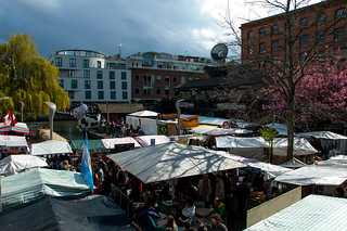 Camden Market sur les bords du Regent's Canal