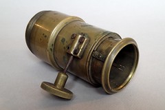 Unmarked Brass Projector Focussing Mounts