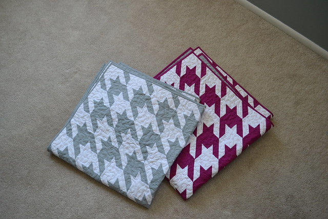 Houndstooth Quilts for the Twins