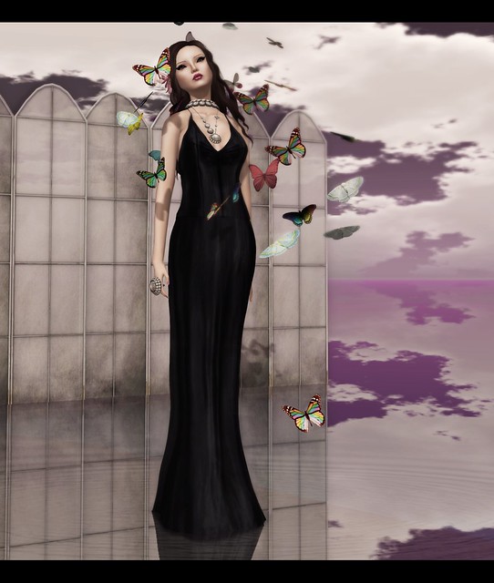 Baiastice_Giulia dress-black- [PXL] DIVA SpringTime makeup -  ~Tableau Vivant~ Larnia - Winter v2