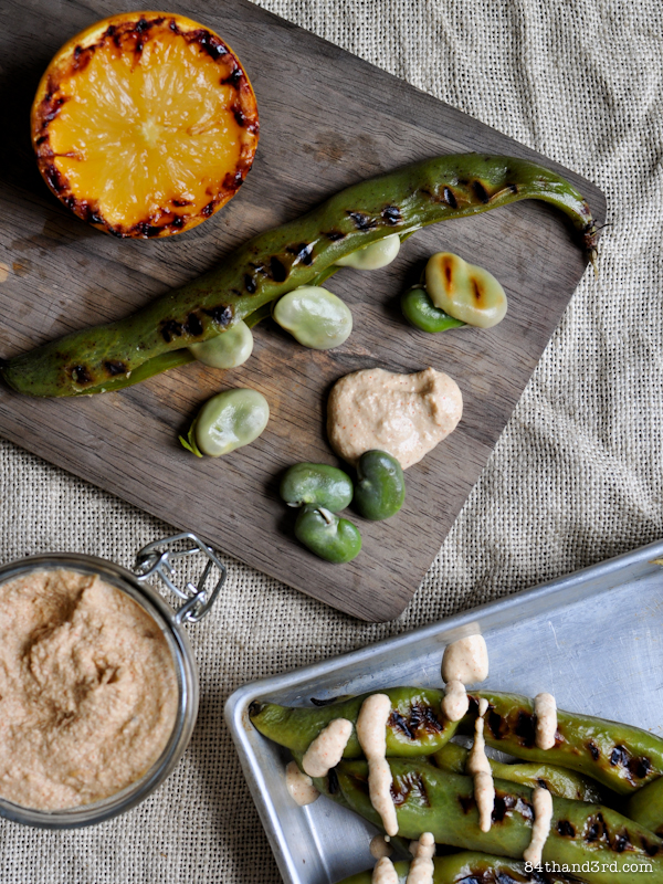 Chargrilled Broad Beans (Fava Beans)