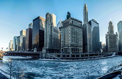 Frozen Chicago River
