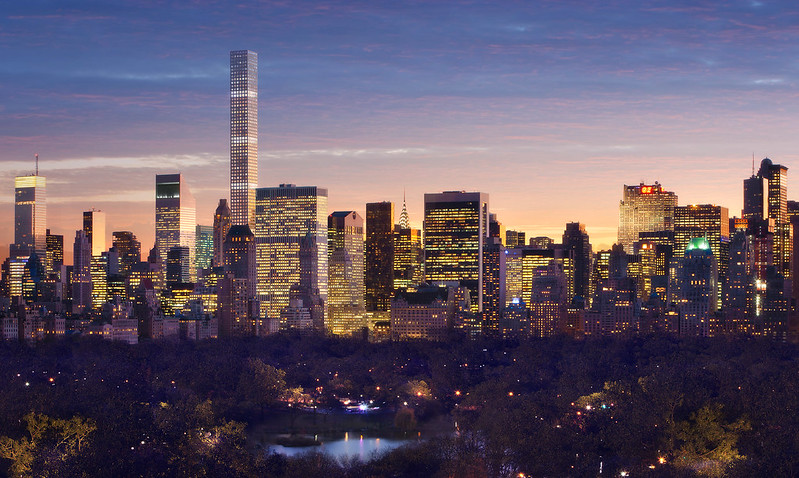 432PA_SE View from Central Park at dusk_copyright dbox for CIM Group & Macklowe Properties.jpg