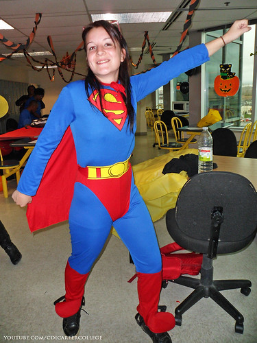 CDI College Laval Campus Halloween Costumes and Decoration Themes - Superwoman