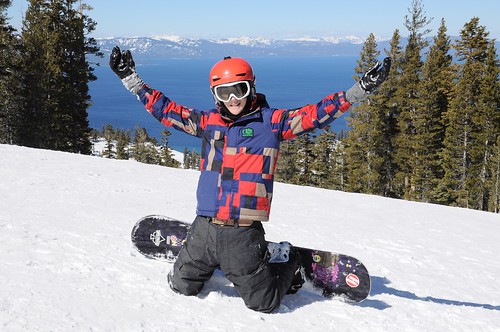 Snowboarding Tahoe