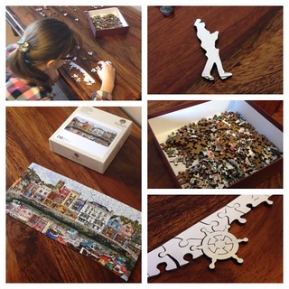 Totally gorgeous #review jigsaw from Wentworth wooden puzzles