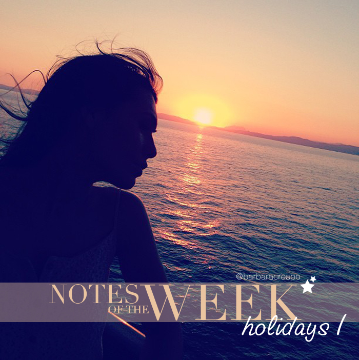 notes of the week instagram instavideo tumblr holidays 2013 mediterranean cruisse barbara crespo travels