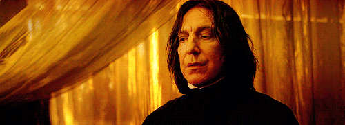 Snape Walks Away GIF - Harry Potter