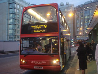 London United VLE3 on Route 9, Hammersmith
