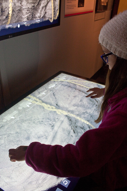 Interactive station at Chicago World's Fair Exhibit, Field Museum