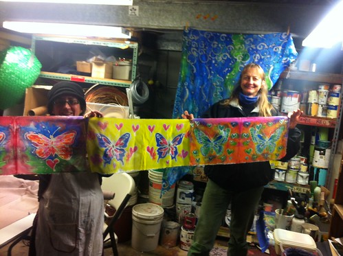 Migration is Beautiful, Butterfly flags for Community            Art Build