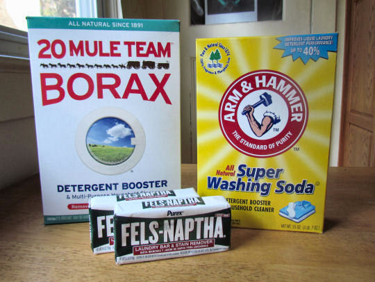 Ingredients for Homemade Laundry Detergent